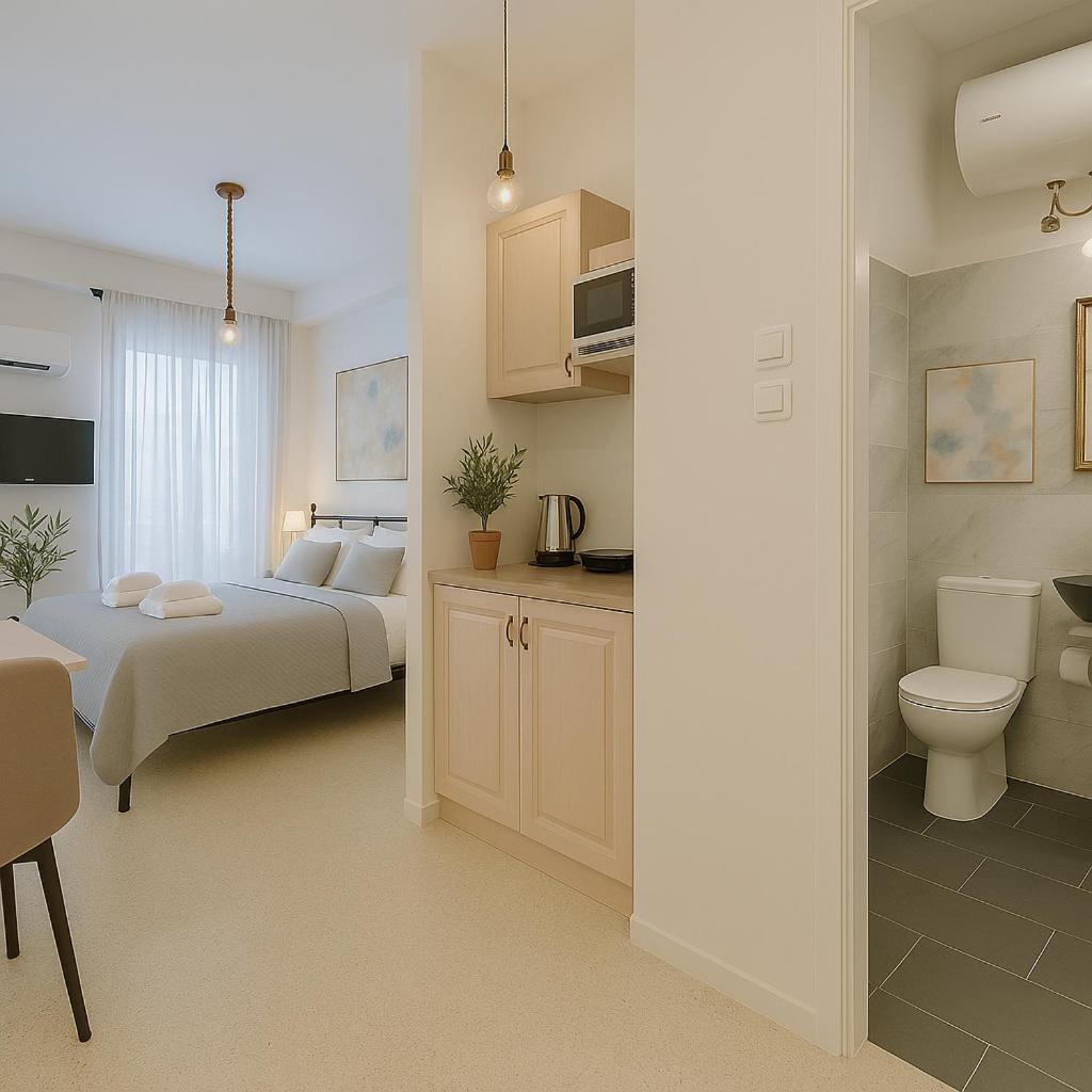 Stylish, Comfy Suite In The Heart Of Atena Exterior foto